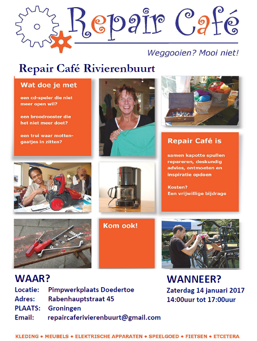 Reapair Cafe 14 jan 2017